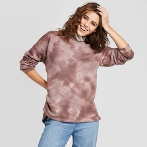 Universal Thread Tie Dye Tunic, Crewneck sweatshirt